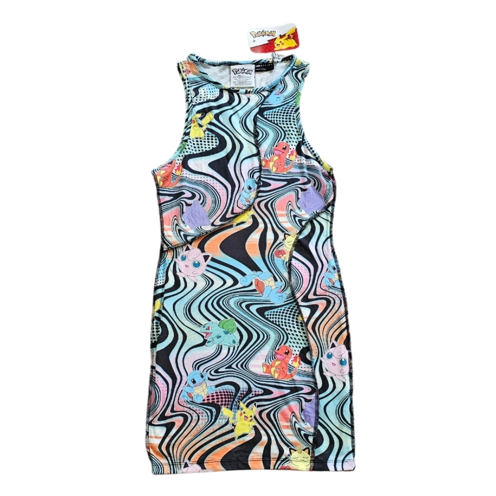 Multicolor Swirl Pattern Pokemon Dress - Picture 4 of 10